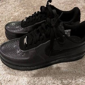 Nike Air Force 1 foamposite snake